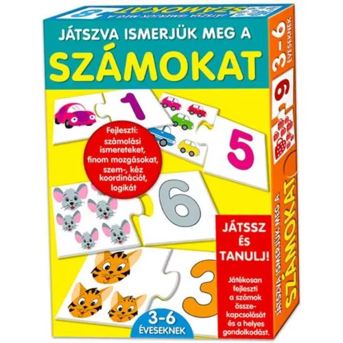 Játszva ismerjük meg a számokat 3-6 éveseknek D-Toys