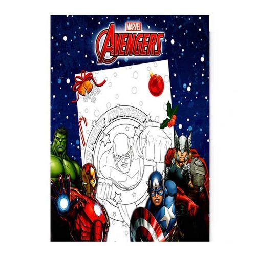 Disney Avengers, Bosszúállók Színező + matrica szett