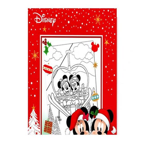 Disney Mickey és Minnie Színező + matrica szett