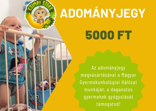 Adományjegy a daganatos gyerekeknek-5000 Ft 