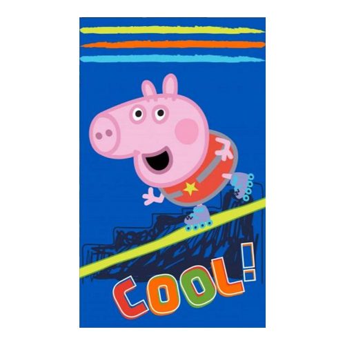 Peppa Malac Zsoli kéztörlő arctörlő, törölköző kék 30x50cm