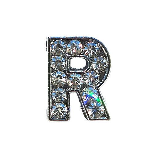 Betű a névre szóló karkötőhöz, ezüst- "R"