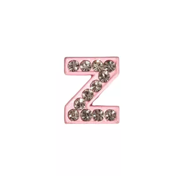   Betű a névre szóló karkötőhöz, rózsaszín- "Z"