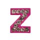Betű a névre szóló karkötőhöz, sötét rózsaszín- "Z"