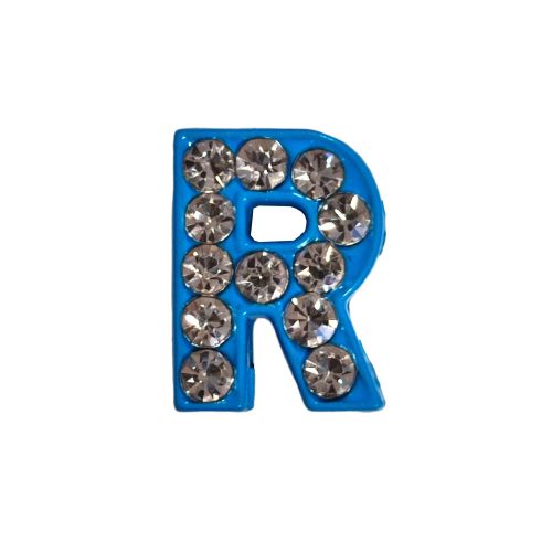 Betű a névre szóló karkötőhöz, kék- "R"
