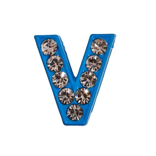 Betű a névre szóló karkötőhöz, kék- "V"