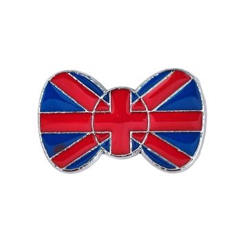   Angol zászlós nyakkendő Charm, névre szóló karkötőhöz