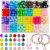 Színjátszó roppantott üveggyöngy készlet 24 színben