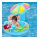 Baba úszógumi virág napellenzővel kék