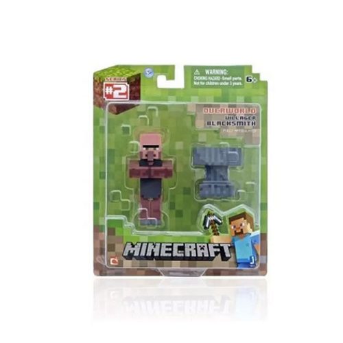 Minecraft barna falusi figura kiegészítőkkel