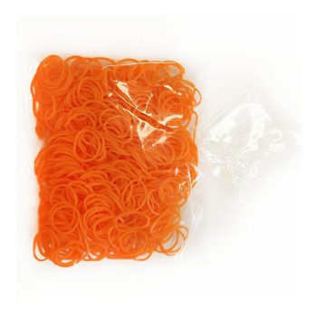   Loom Gumi utántöltő csomag- Világosnarancs- 500db gumi + 20 db S kapocs