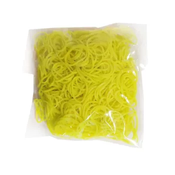   Loom Gumi utántöltő csomag- neon sárga- 500db gumi + 20 db S kapocs