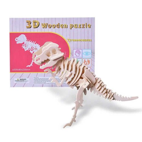 3D fa makett, T-rex 33cm