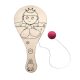 Paddle Ball Kiszínezhető ütögetős labdajáték - Hercegnő