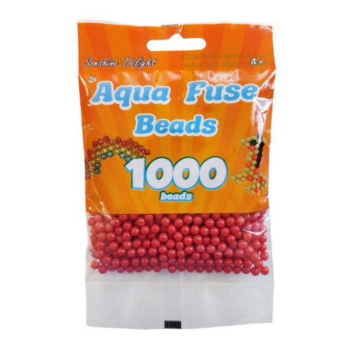 3D vizes gyöngy utántöltő -Aqua Beads 1000 db-os Piros
