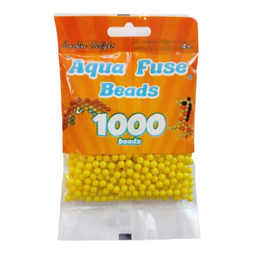 3D vizes gyöngy utántöltő -Aqua Beads 1000 db-os Sárga