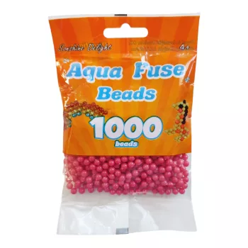   3D vizes gyöngy utántöltő -Aqua Beads 1000 db-os Sötét rózsaszín