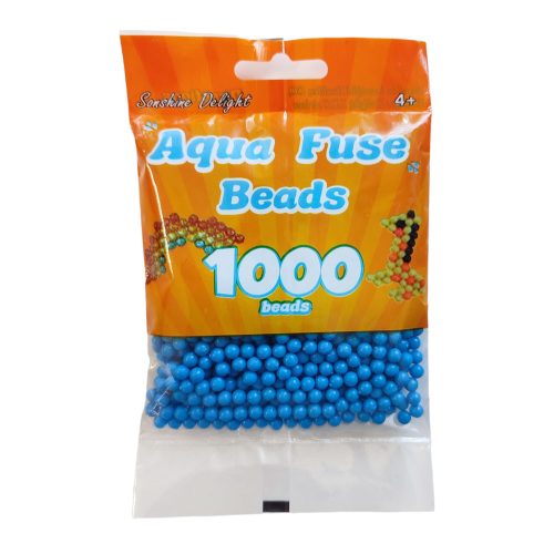 3D vizes gyöngy utántöltő -Aqua Beads 1000 db-os Kék