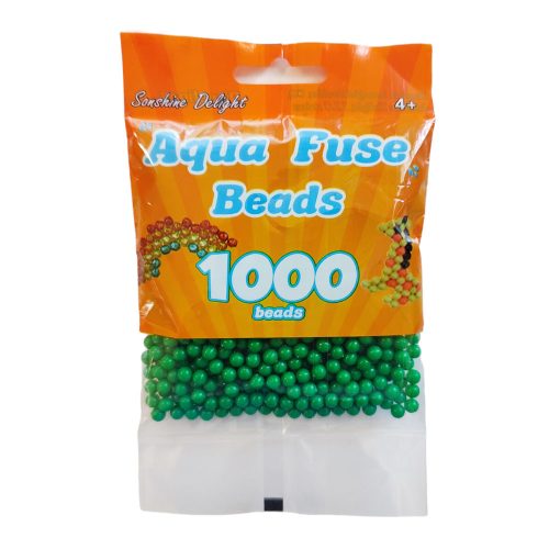 3D vizes gyöngy utántöltő -Aqua Beads 1000 db-os Zöld