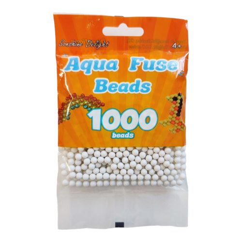 3D vizes gyöngy utántöltő -Aqua Beads 1000 db-os Fehér