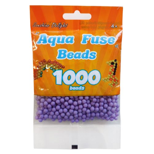 3D vizes gyöngy utántöltő -Aqua Beads 1000 db-os Lila