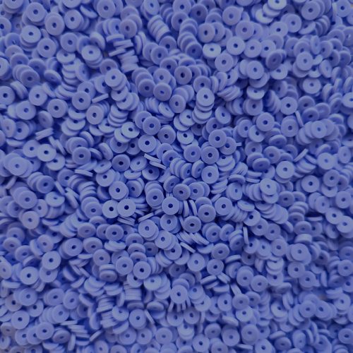 Polimer lapos gumi gyöngy csomag 20g/ 600 db - Kék