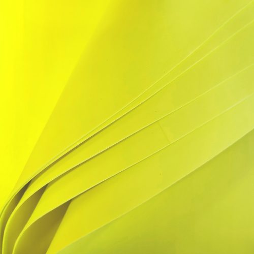Neon sárga Dekorgumi 60x40-es 2mm