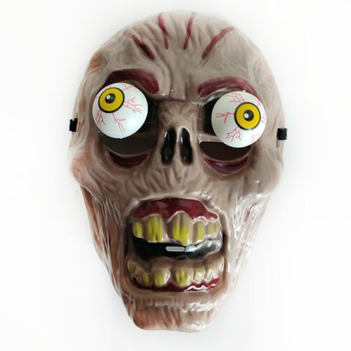 Halloween Zombie maszk mozgó szemmel
