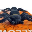 fekete pók halloween dekoráció 2 db