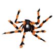 Halloween-i óriás pók fekete- narancs színben
