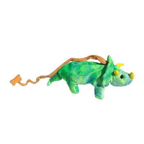 Sétáló, éneklő triceratops dínó játék zöld