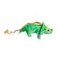 Sétáló, éneklő triceratops dínó játék zöld