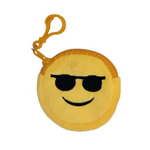 Emoji plüss pénztárca napszemcsi