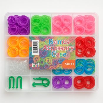 Loom gumi karkötő készítő szett, téglalap alakú