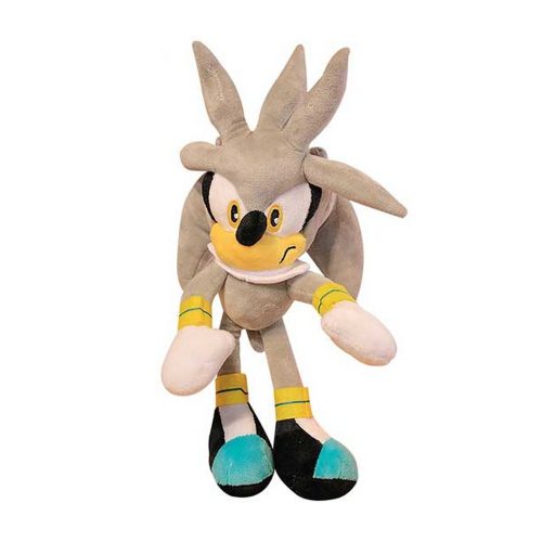 Sonic a Sündisznó plüss 30 cm Silver the hedgehog