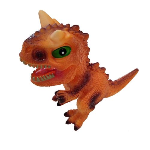 Dinoszaurusz sípolós figura Carnotaurus 15 cm