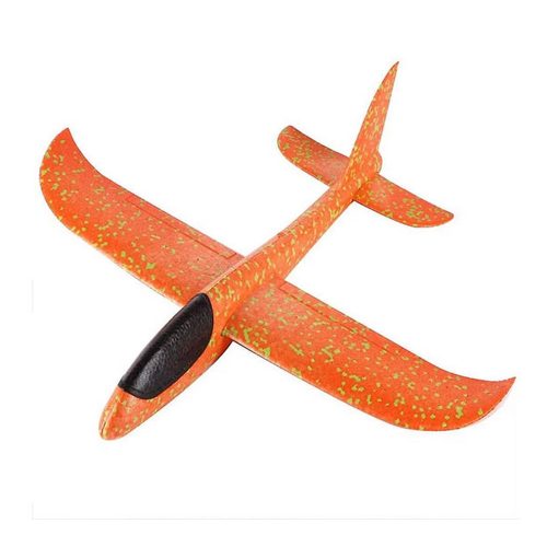Játék hungarocell repülőgép narancs 47 cm
