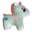 Unikornis plüss 30cm Türkiz
