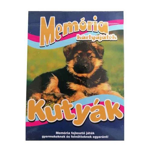 Memóriafejlesztő kártya – Kutyák
