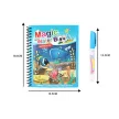 MagicWaterBook, mágikus vízzel festhető könyv- Óceán