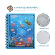 MagicWaterBook, mágikus vízzel festhető könyv- Óceán