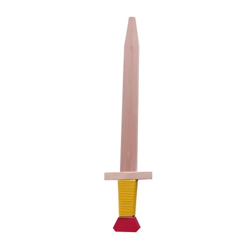 Fa lovagi kard sárga markolattal 59 cm