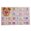 Montessori többfunkciós matematikai fa játék