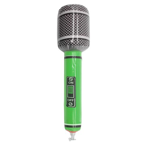 Felfújható vízi játék- zöld mikrofon