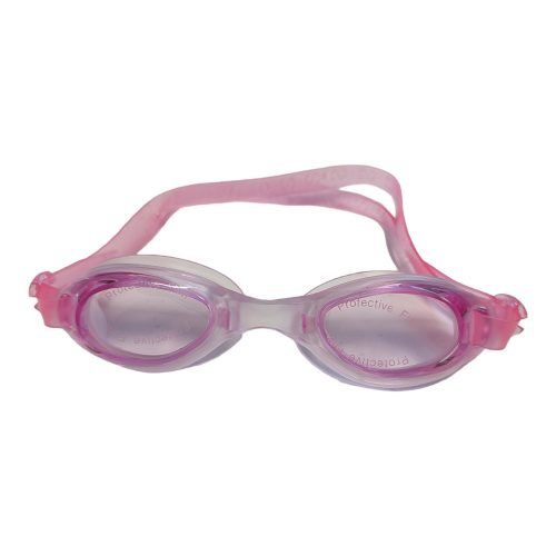 Gyerek úszószemüveg, világos lencsével 4-10 éves- Rózsaszín