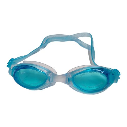 Gyerek úszószemüveg, kék lencsével 4-10 éves- Átlátszó
