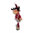 Karácsonyi rénszarvas figura, billegő testtel 50 cm