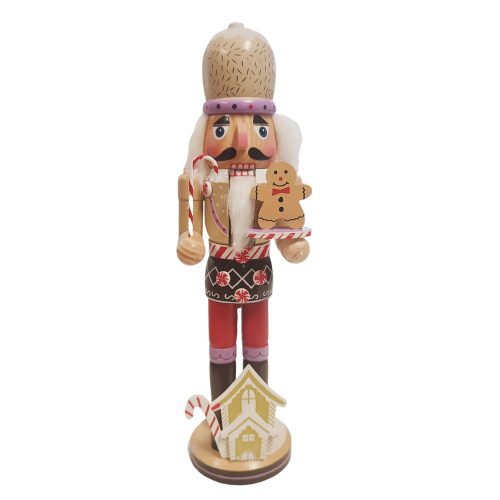 Karácsonyi Diótörő Figura, Mézeskalács Őr 38 cm