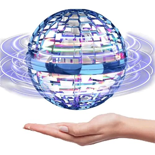 Repülő UFO labda játék, LED, intelligens érzékelővel, színes izzó fényekkel, kék