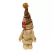 Karácsonyi Télapó figura arany színben 60 cm